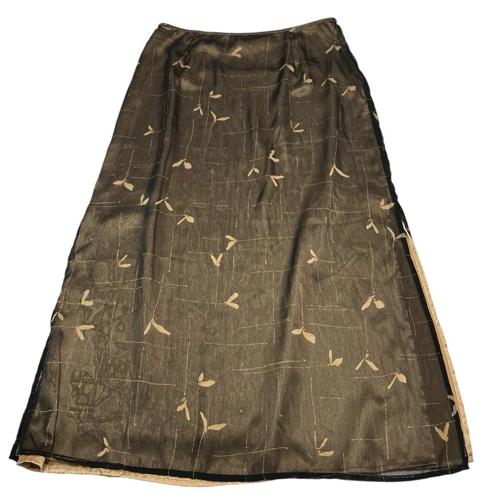 Vintage Jacqueline‎ Ferrar Skirt Womens 16 Black Layered Mesh Whimsigoth Witchy